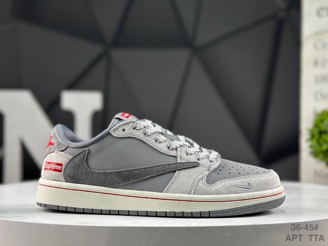 Nike Travis Scott X Fragment Design X Air Jordan 1 Low Og Sp AJ1 Low-top Casual