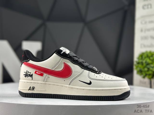 Nike Air Force 1 Low'07 Low-top Casual Sneakers, Custom Leather, Original Last