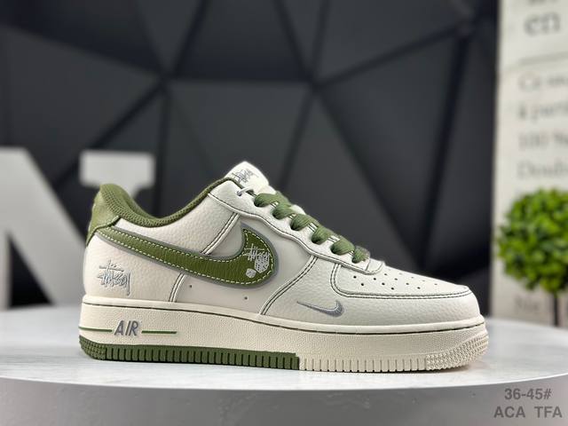 Nike Air Force 1 Low'07 Low-top Casual Sneakers, Custom Leather, Original Last