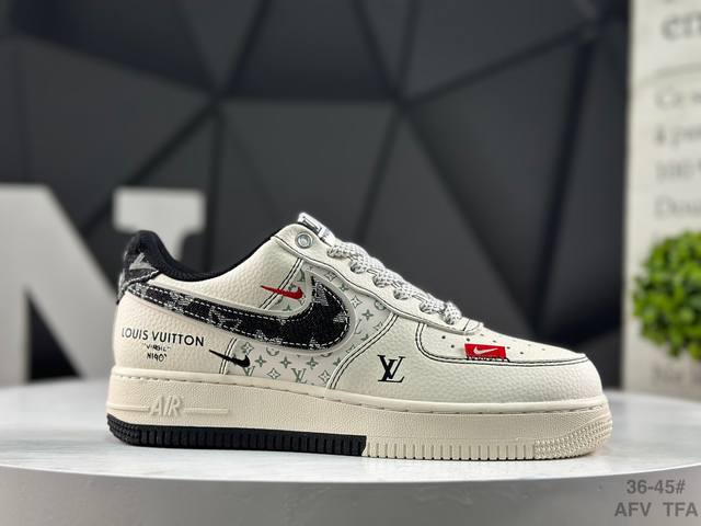 Nike Air Force 1 '07 Low, a low-top athletic and casual shoe. Features a comple