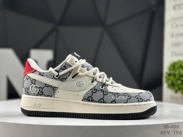 Nike Air Force 1 '07 Low, low-top athletic and casual shoes. Features a complex