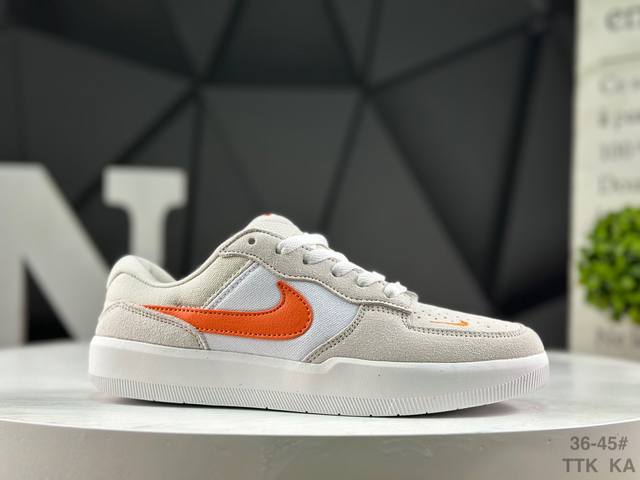 Authentic Nike SB Force 58 Low-Top Skateboard Shoes with Half Sizes (Unisex) It