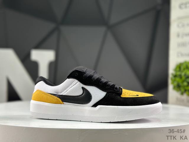 Authentic Nike SB Force 58 Unisex Low-Top Skateboard Shoes with Half Sizes Item