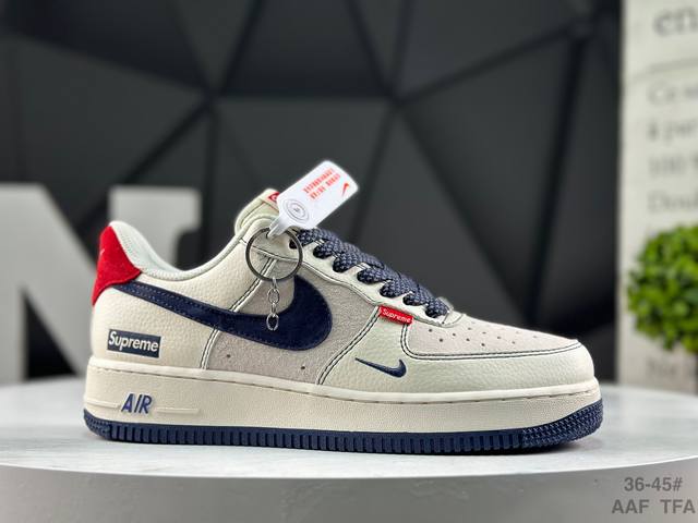 Nike Air Force 1 '07 Low, low-top athletic and casual shoes. Features a complex
