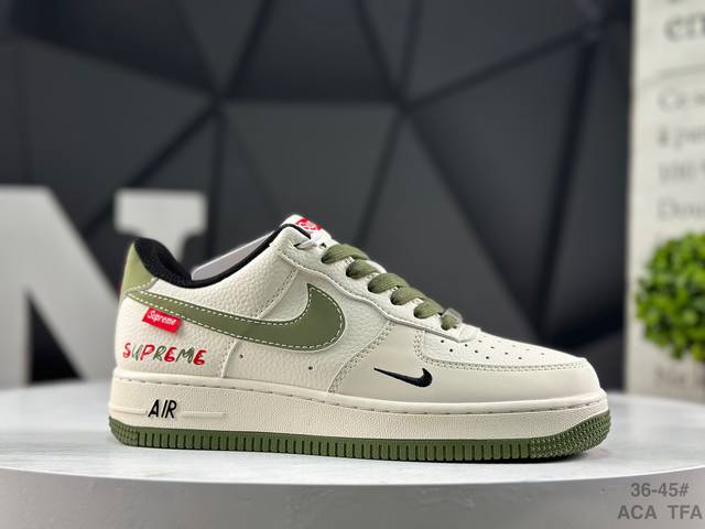 Nike Air Force 1 Low'07 Low-top Casual Sneakers, Custom Leather, Original Last