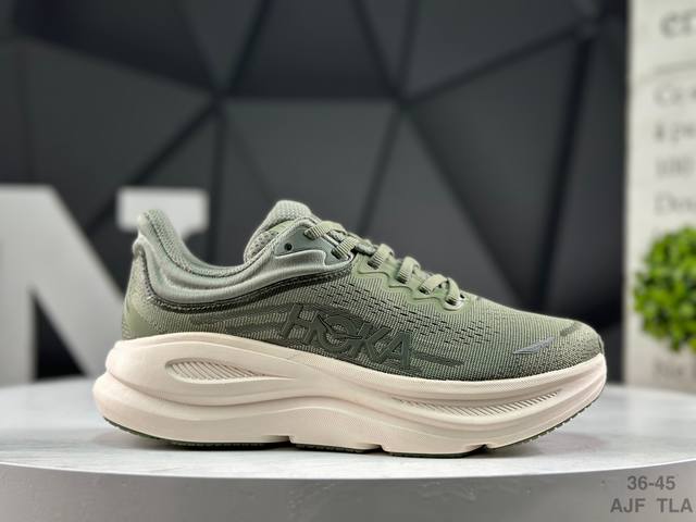 Hoka One One Bondi 9 Retro Comfortable Non-slip Wear-resistant Low-top Mountain