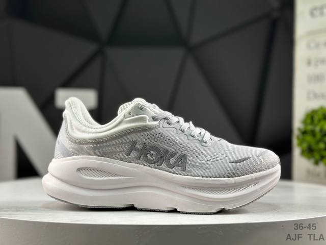 Hoka One One Bondi 9 Retro Comfortable Non-slip Wear-resistant Low-top Mountain