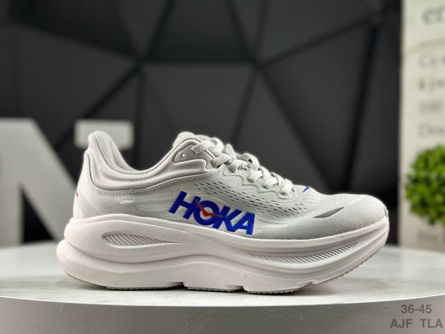 Hoka One One Bondi 9 Retro Comfortable Non-slip Wear-resistant Low-top Mountain