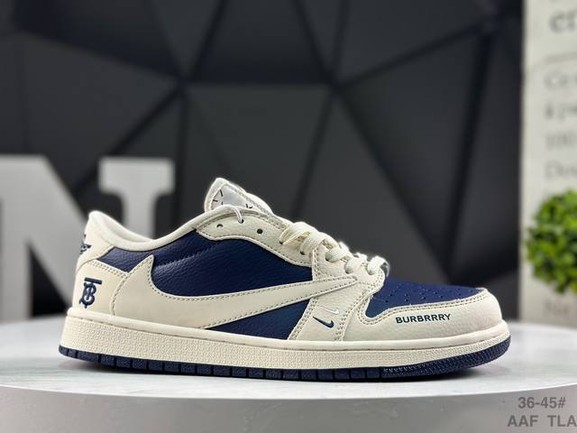 Special Offer Nike Air Jordan 1 X Travis Scott AJ1 Reverse Swoosh Jordan 1 'DIY'