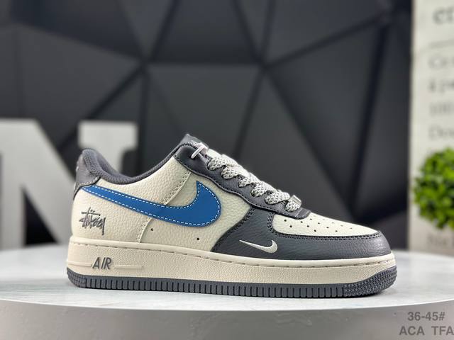 Nike Air Force 1 Low'07 Low-top Casual Sneakers, Custom Leather, Original Last