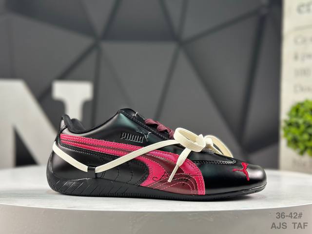 Authentic Rose X Puma Speedcat Collaboration Low-Top Casual Shoes Item Number: 4