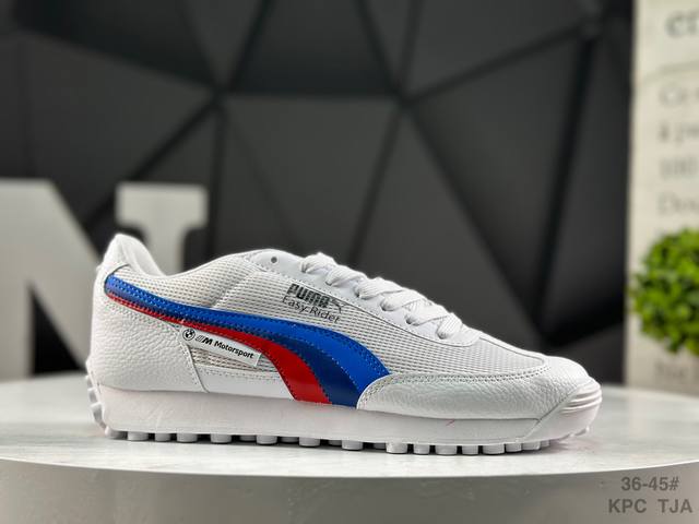 Puma BMW Mms Roma Via Soft, Comfortable, Durable Low-Top Casual Shoes Men's Bla