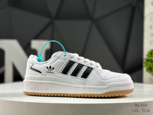 Adidas Originals Forum Low Roman Series Low-Top Retro Lace-up Versatile Casual