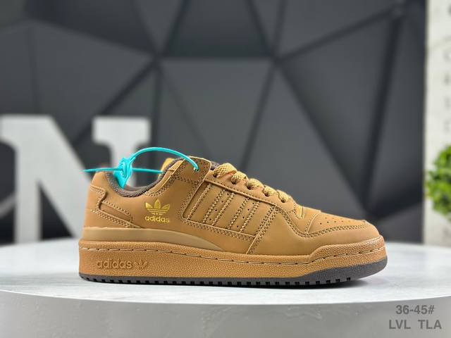 Adidas Originals Forum Low Roman Series Low-Top Retro Lace-up Versatile Casual