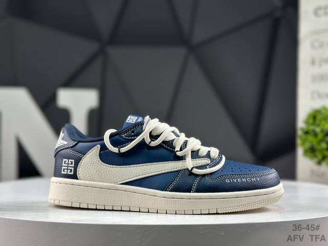 Nike Travis Scott X Fragment Design X Air Jordan 1 Low Og Sp AJ1 Low-top Casual