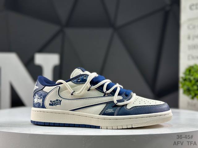 Nike Travis Scott X Fragment Design X Air Jordan 1 Low Og Sp AJ1 Low-top Casual
