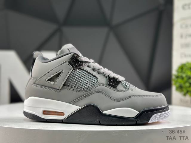 First-layer suede with half sizes. Jordan 4 Retro, high-quality factory batch,