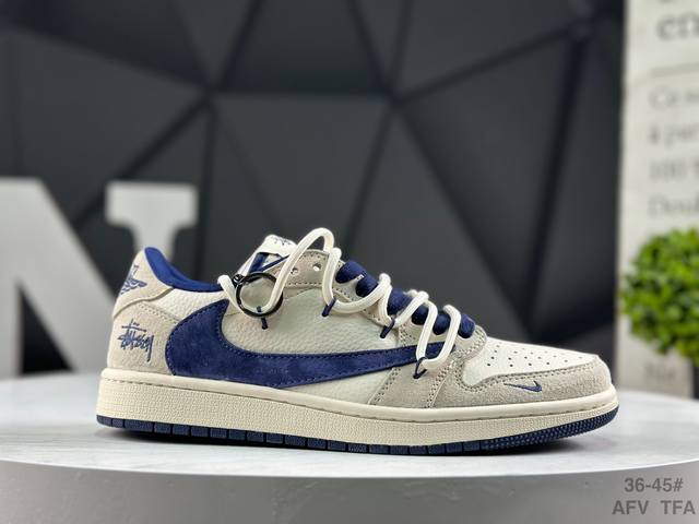 Nike Travis Scott X Fragment Design X Air Jordan 1 Low Og Sp AJ1 Low-top Casual