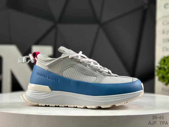 Canada Goose Glacier Trail Round Toe Lace-up Low-top Casual Shoes Size: As shown