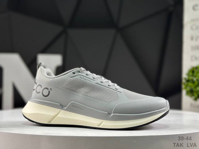 Ecco Men's Shoes, OEM quality, featuring a full-grain perforated cowhide leather