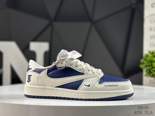 Nike AJ1 Travis Scott X Air Jordan 1 "Reverse Mocha" AJ1 Ts Lightning Collabora