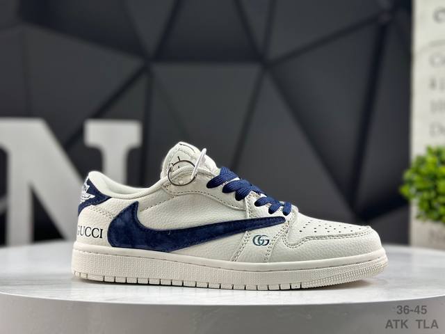 Nike AJ1 Travis Scott X Air Jordan 1 "Reverse Mocha" AJ1 Ts Lightning Collabora