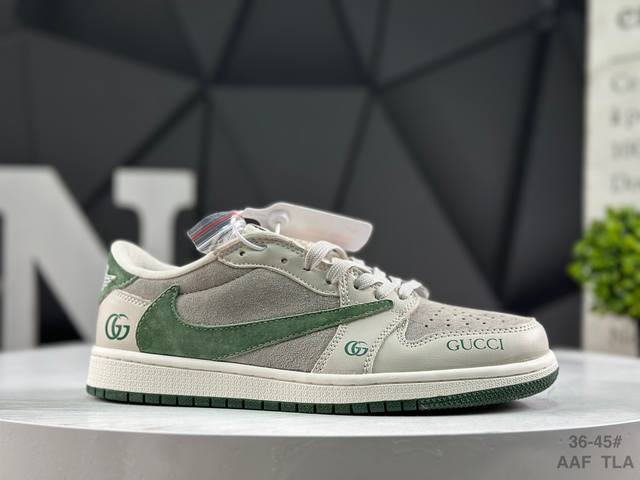 Special Offer Nike Air Jordan 1 X Travis Scott AJ1 Reverse Swoosh Jordan 1 'DIY'