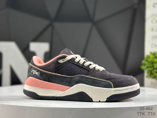 Authentic Air Jordan Flight Court Low-Top Basketball Shoes with Half Sizes (DDD