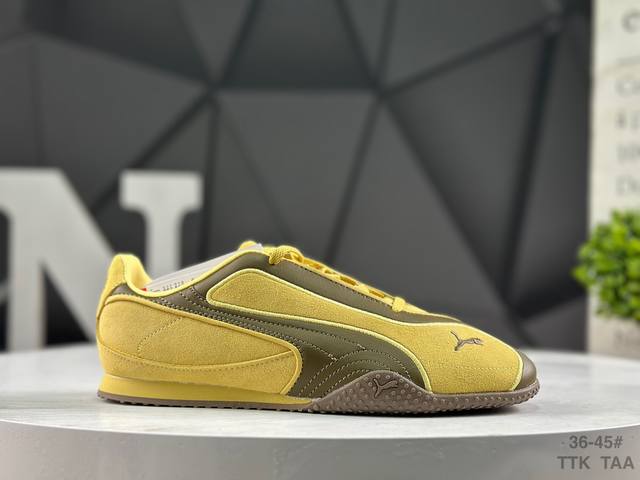 Puma Bella V2 Leather Comfortable Low-Top Casual German Training Thin-Soled Shoe