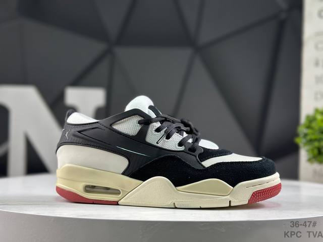 Nike Air Jordan 4 RM Anti-slip Low-top Retro Basketball Shoes Rubber Wear-resis