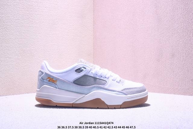 Air Jordan 4 Retro Flight Court Low-Top Black AJ4 Jordan 4 Low-Top Black Jordan