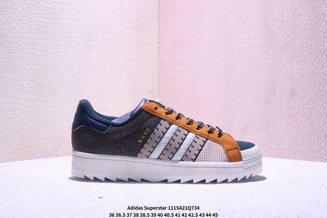 Adidas Originals Superstar B Shell Toe Serrated Sole Low-Top Versatile Casual Sn