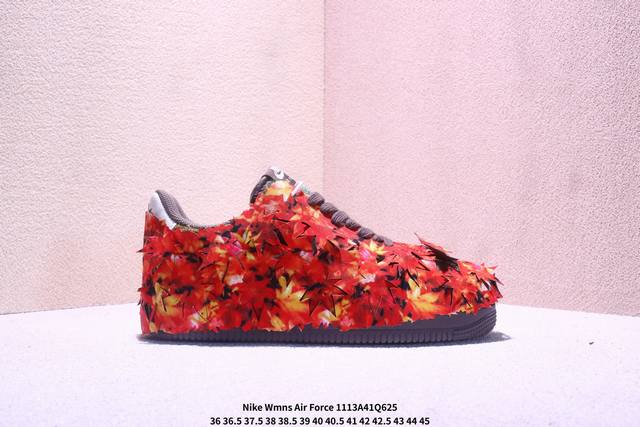 Nike Air Force 1 '07 Low White Cherry Blossom Pink, featuring a soft pebbled le