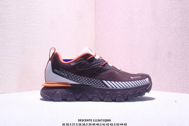 Descente Men's Chron Retro Sports Casual Shoes, Outdoor Hiking Shoes, Travel Sho