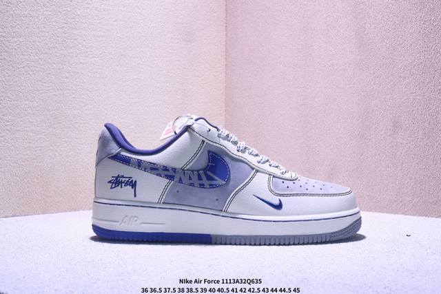 Limited Overseas Release! Factory Grade Nike Air Force 1 '07 Low "Stussy Collabo