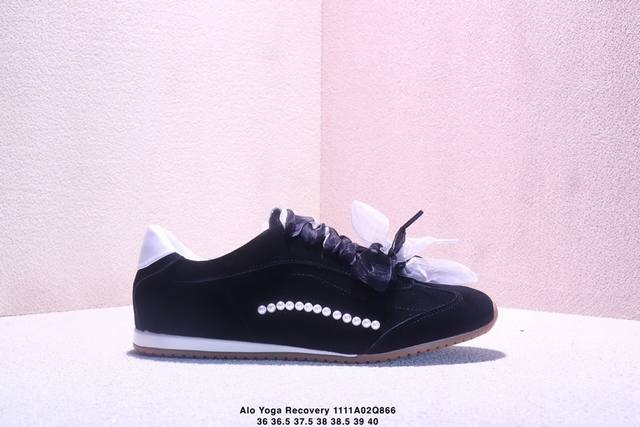 Alo Yogaalosunset New Sneakers, Suede Low-Top Thin-Soled Casual Shoes, Minimalis