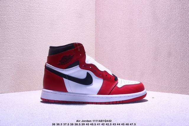 Air Jordan Aj1 Retro High Chicago White/Red 555088-101 Export Special Batch Term