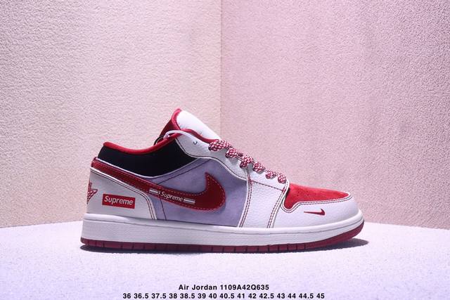 Limited Release of Overseas Hot Item! High-End Custom Air Jordan 1 Low AJ1 "Sup