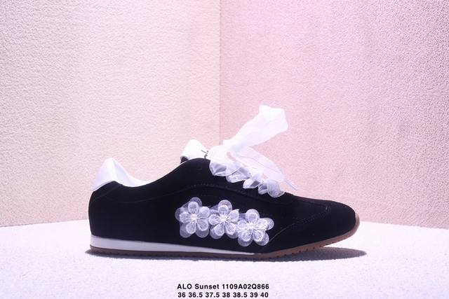 Alo Yogaalosunset New Sneakers, Suede Low-Top Thin-Soled Casual Shoes, Minimalis