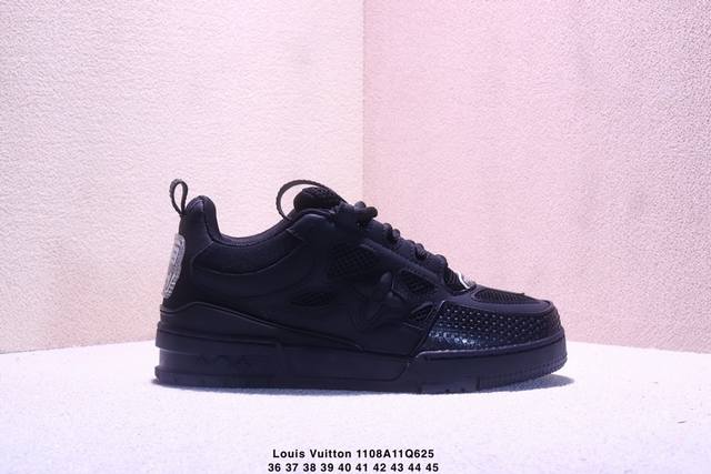 Louis Vuitton men's and women's shoes, featuring an upper made of a combination