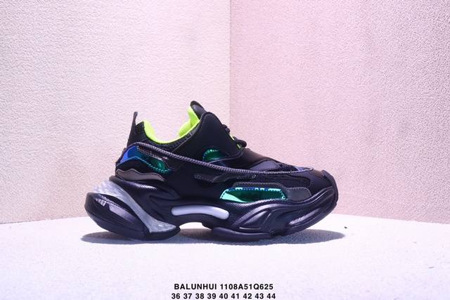 Balunhui Series Balunhui Fashion Shoes Lace-up Mid-top Casual Dad Shoes Sizes: 3