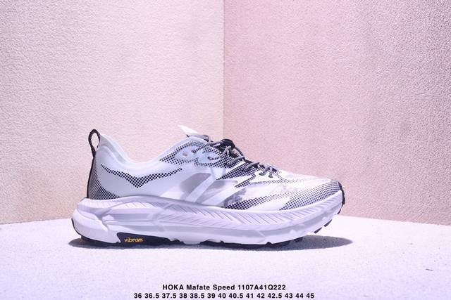 Hoka One One Mafate Speed 4 Comfortable and Versatile Mesh Nylon Shock Absorbing