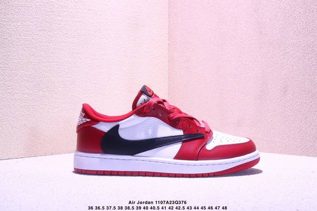 Company-grade AJ1 Travis Scott X Air Jordan 1 "Reverse Mocha" AJ1 Ts Lightning