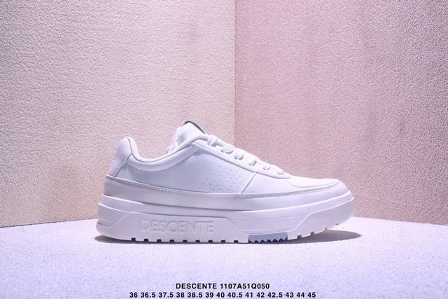 Company Grade Descente Edge Court Retro Lightweight Durable Low-Top Casual Shoe