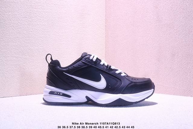 Company Grade Nike Air Monarch Iv Leather Everyday Versatile Shock-Absorbing An