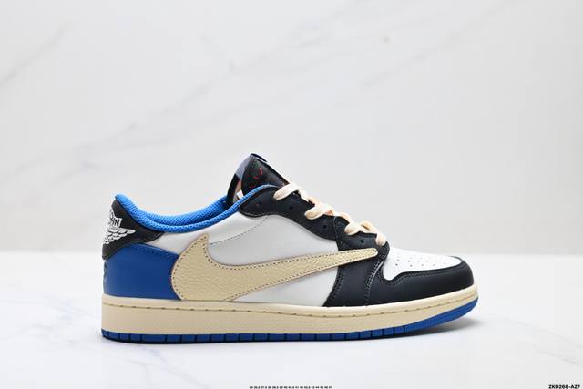 Company Grade Nike Air Jordan 1 X Travis Scott AJ1 Low-Top Basketball Shoes Upg