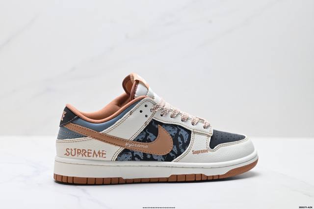 Company Grade Nike Dunk Low Retro 'DIY High-End Custom' Nike Low-Top Casual Spo