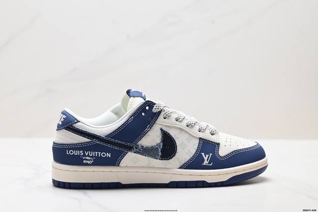 Company Grade Nike Dunk Low Retro 'DIY High-End Custom' Nike Low-Top Casual Spo