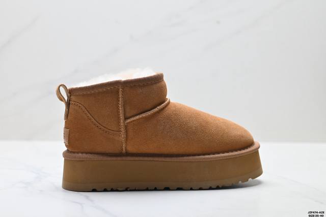 Authentic Ugg Classic Mini Platform Suede Mid-Calf Warm Snow Boots Item No.: 101