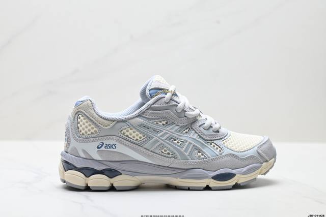 Authentic Asics Gel-Nyc. Breathable mesh upper with some synthetic leather accen